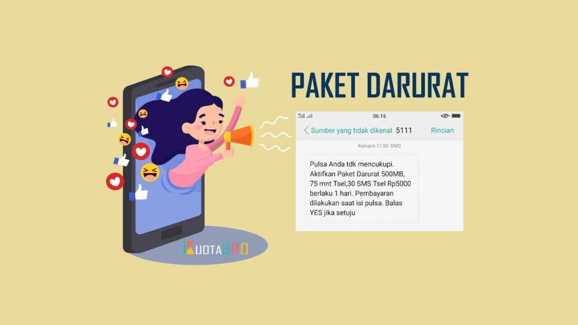 Apa Itu Paket Darurat Telkomsel Dan Cara Mengaktifkannya