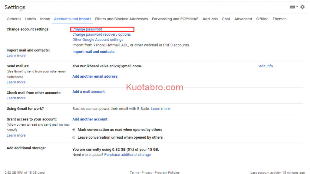 2 Cara Ganti Password Gmail dengan Mudah dan Terbaru - 1.5 2