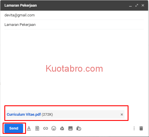 3 Cara Mengirim Email + Lampirannya dengan Akun Gmail - 2.6 1