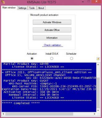 Aktivasi Windows 10 Pro KMS Auto Lite Berhasil