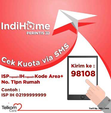 Cek Kuota IndiHome via SMS