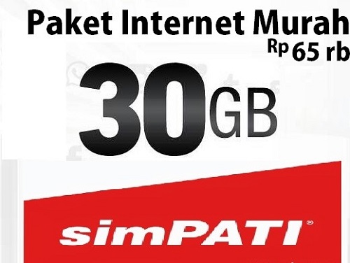 Paket Internet Telkomsel 30GB  - Paket Internet 30GB