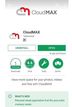 Aplikasi CloudMAX Telkomsel