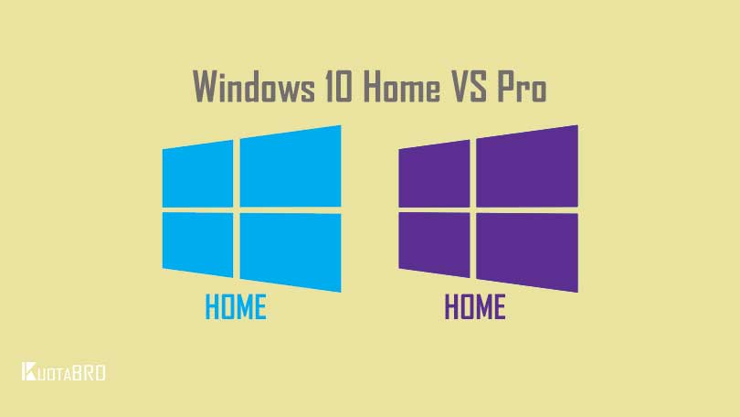 Perbedaan Windows 10 Home dan Pro