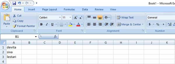 Cara Mengubah Huruf Kecil Jadi Besar di Excel