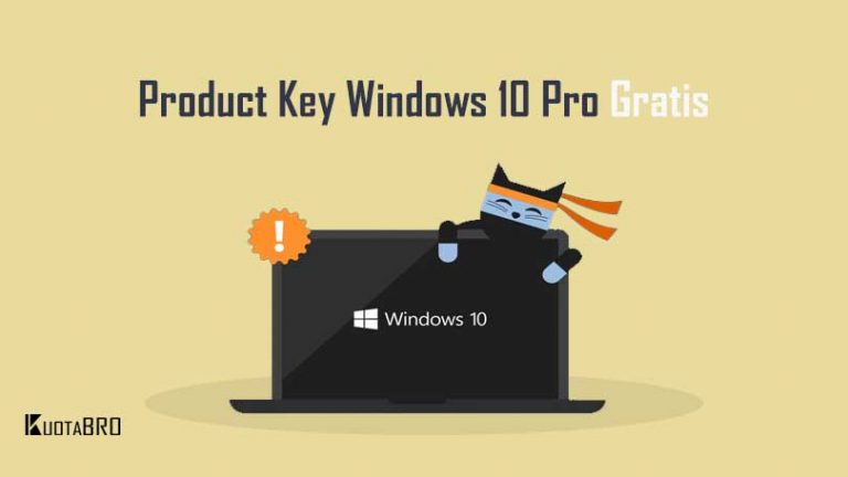cara mendapatkan product key windows 10 pro