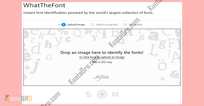 Cara Mengetahui Jenis Font Menggunakan WhatTheFont