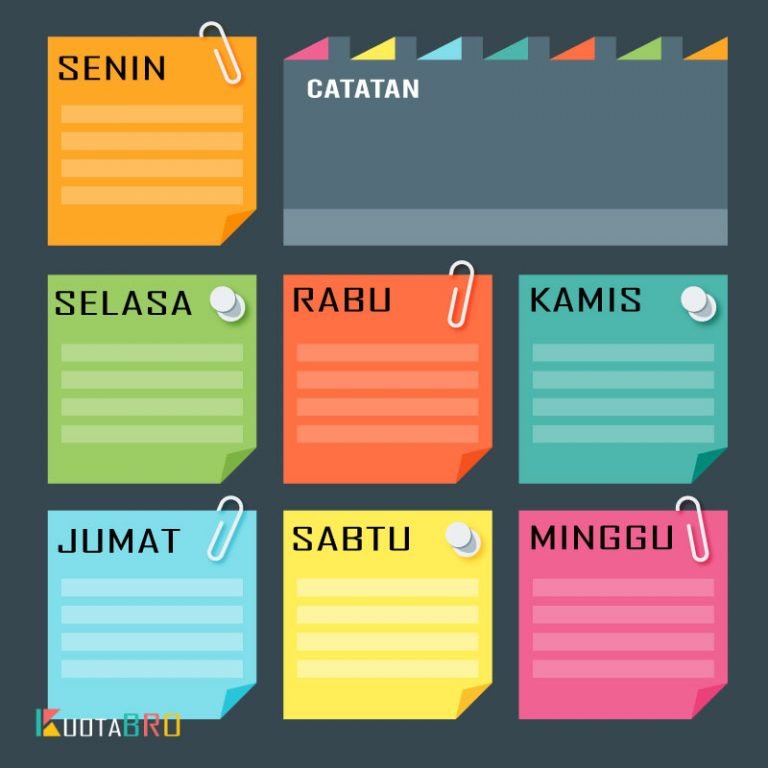 Contoh Jadwal Pelajaran Kreatif 5882