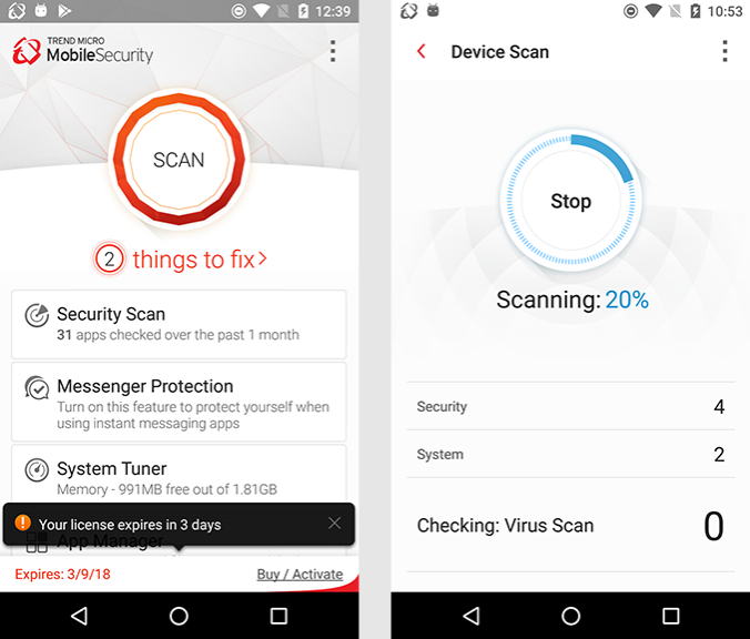 Antivirus Android Terbaik - Trend Micro Mobile Security Antivirus img