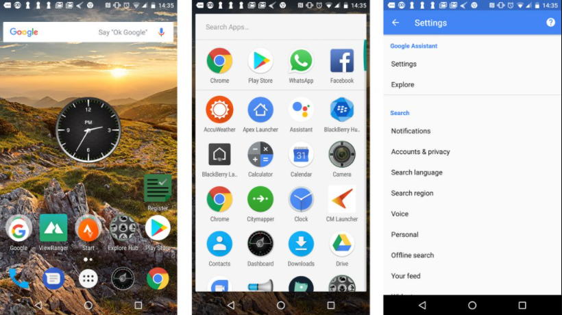 15 Aplikasi Launcher Terbaik Android - bb launcher img 1