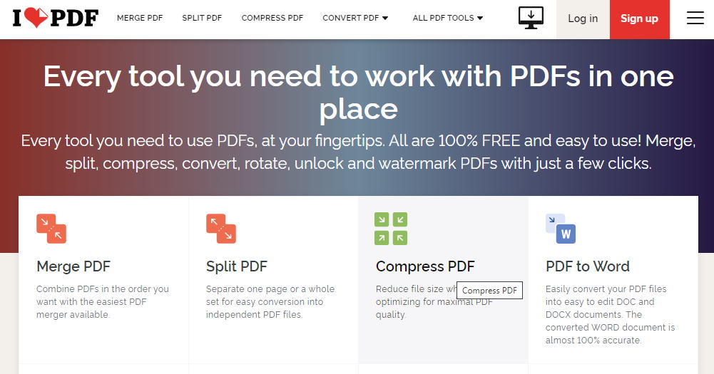 Cara Kompres PDF Dengan Mudah - kompres pdf via ilovepdf
