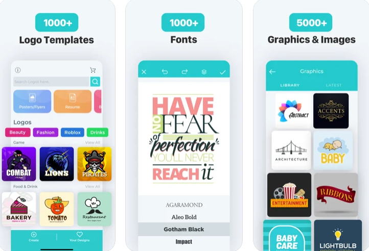21+ Aplikasi Pembuat Logo Android, iOS dan PC - Logo Maker A Design Creator‪‬ img