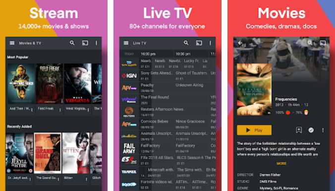 Top 18 Aplikasi Nonton Film Gratis Android - plex img