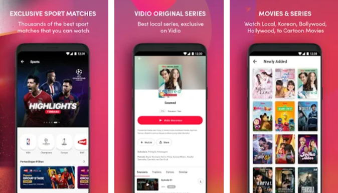 Top 18 Aplikasi Nonton Film Gratis Android - vidio img