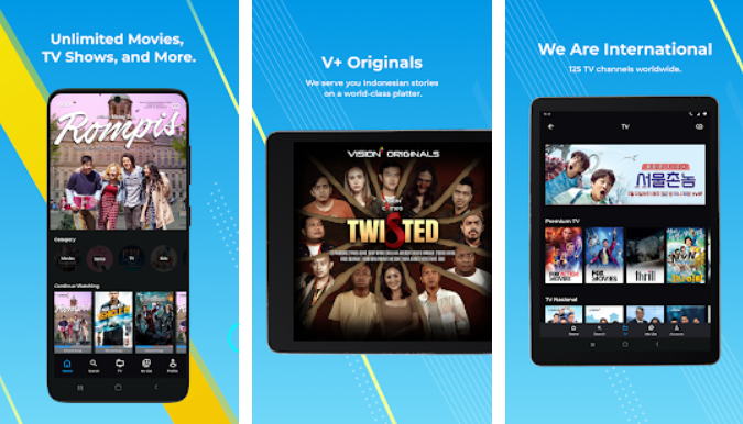 Top 18 Aplikasi Nonton Film Gratis Android - vision img