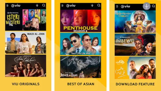 Top 18 Aplikasi Nonton Film Gratis Android - viu img